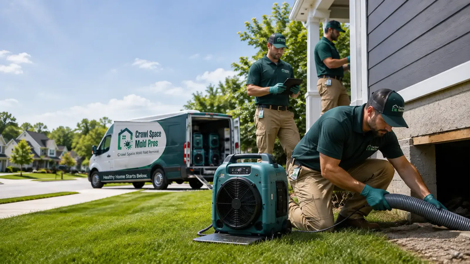 Crawl Space Mold Removal in Belford, NJ